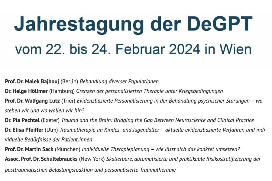 Image Jahrestagung der DeGPT 2024